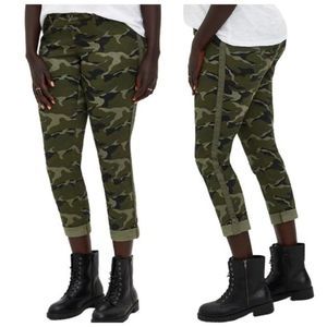 Torrid Crop Aviator Skinny Stretch Twill Mid-Rise Pant Dark Camo 16